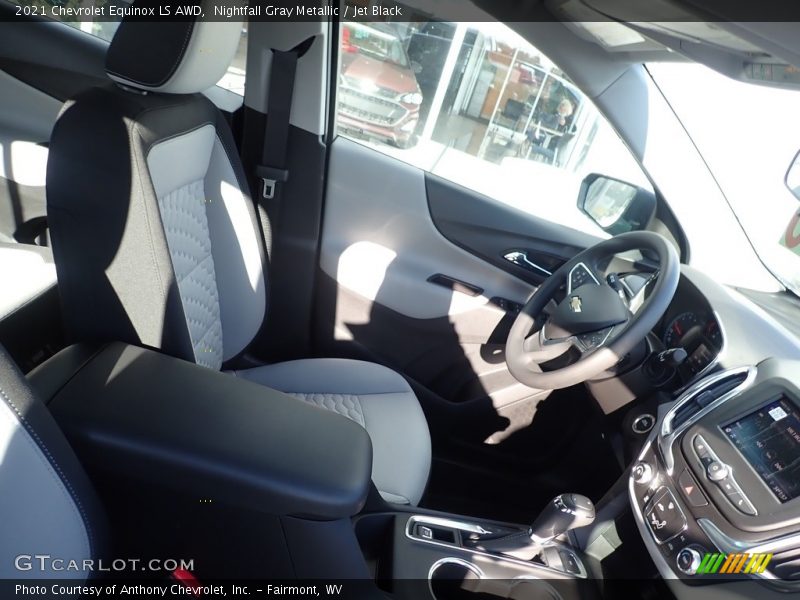 Nightfall Gray Metallic / Jet Black 2021 Chevrolet Equinox LS AWD