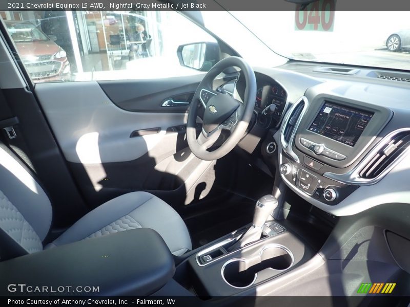 Nightfall Gray Metallic / Jet Black 2021 Chevrolet Equinox LS AWD