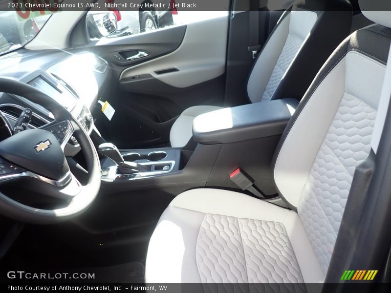 Nightfall Gray Metallic / Jet Black 2021 Chevrolet Equinox LS AWD