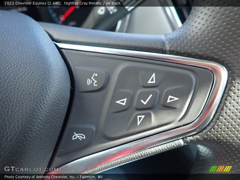 Nightfall Gray Metallic / Jet Black 2021 Chevrolet Equinox LS AWD