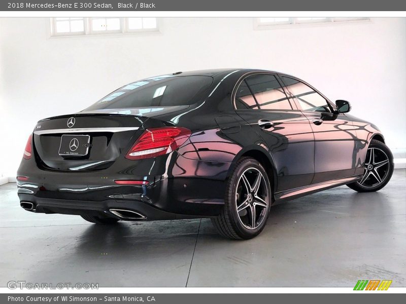 Black / Black 2018 Mercedes-Benz E 300 Sedan