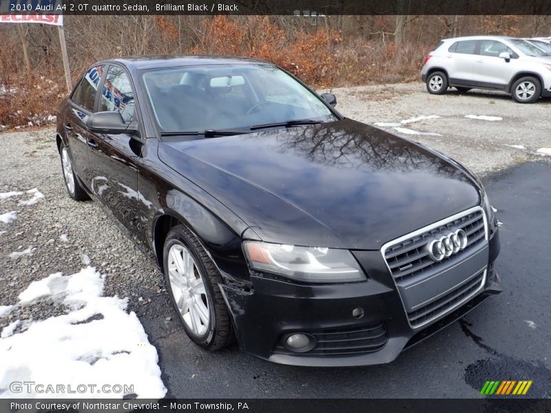Brilliant Black / Black 2010 Audi A4 2.0T quattro Sedan