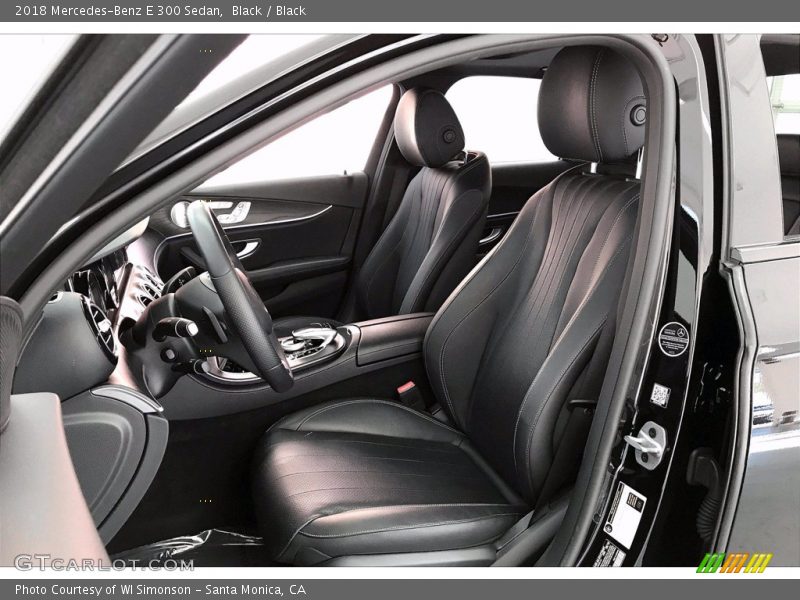 Black / Black 2018 Mercedes-Benz E 300 Sedan