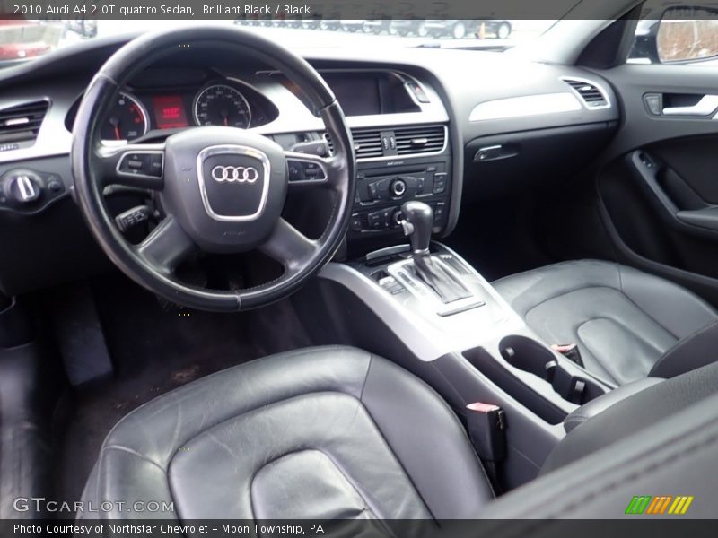 Brilliant Black / Black 2010 Audi A4 2.0T quattro Sedan