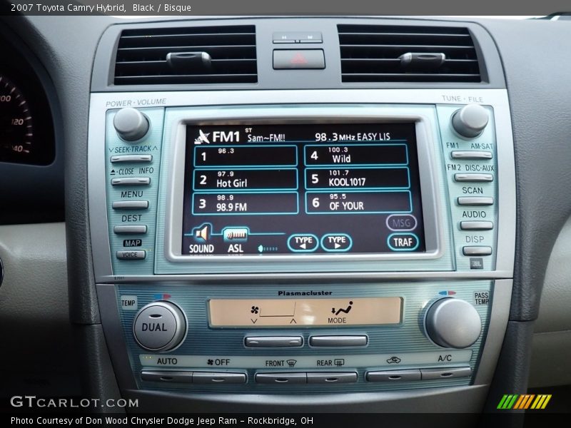Black / Bisque 2007 Toyota Camry Hybrid