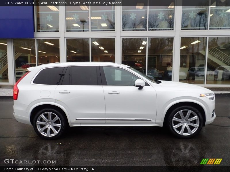  2019 XC90 T6 AWD Inscription Crystal White Metallic