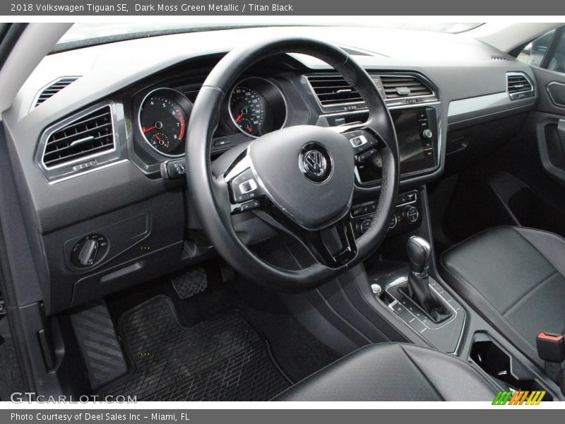 Dashboard of 2018 Tiguan SE