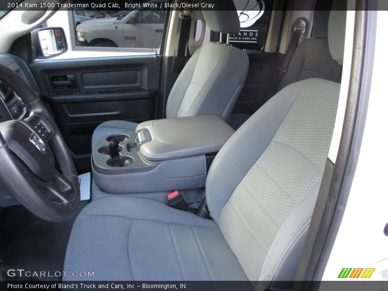 Bright White / Black/Diesel Gray 2014 Ram 1500 Tradesman Quad Cab