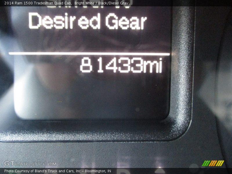 Bright White / Black/Diesel Gray 2014 Ram 1500 Tradesman Quad Cab