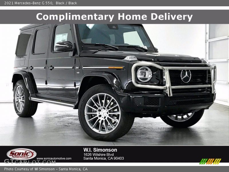 Black / Black 2021 Mercedes-Benz G 550