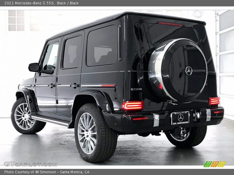 Black / Black 2021 Mercedes-Benz G 550