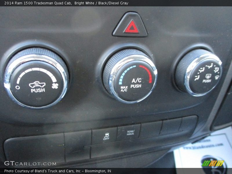 Bright White / Black/Diesel Gray 2014 Ram 1500 Tradesman Quad Cab