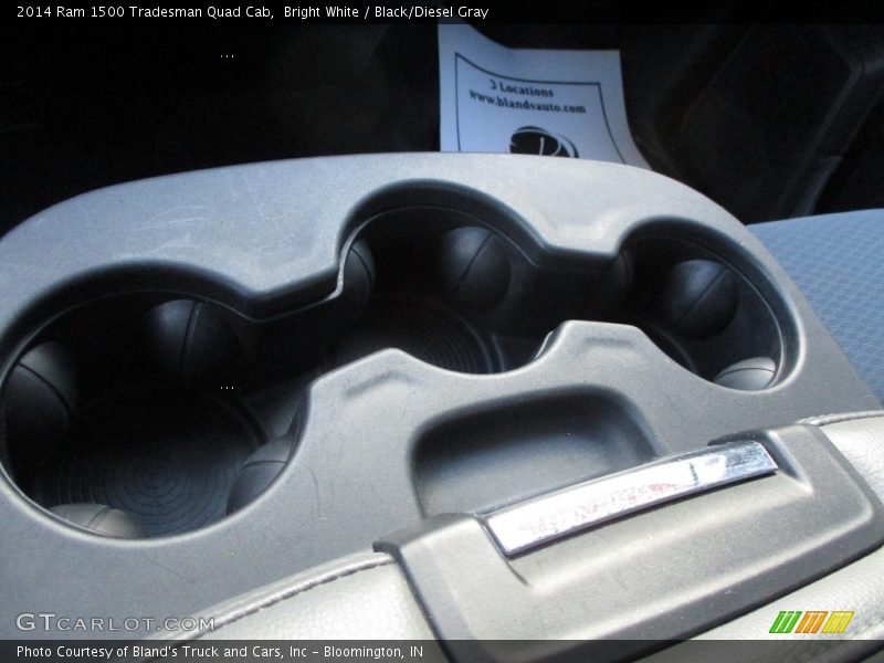 Bright White / Black/Diesel Gray 2014 Ram 1500 Tradesman Quad Cab