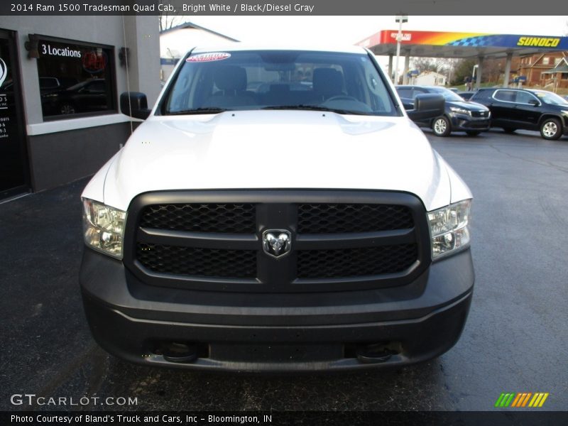 Bright White / Black/Diesel Gray 2014 Ram 1500 Tradesman Quad Cab