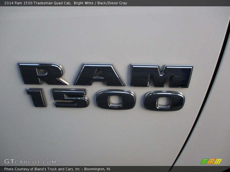 Bright White / Black/Diesel Gray 2014 Ram 1500 Tradesman Quad Cab