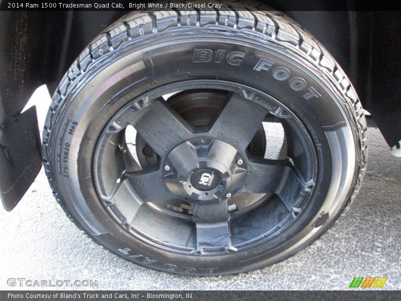 Bright White / Black/Diesel Gray 2014 Ram 1500 Tradesman Quad Cab