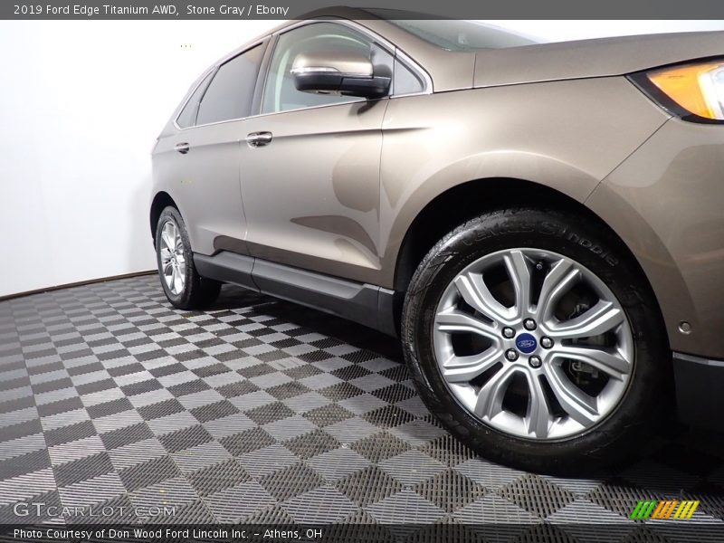 Stone Gray / Ebony 2019 Ford Edge Titanium AWD