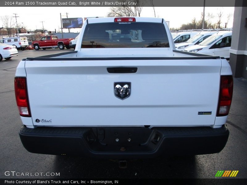 Bright White / Black/Diesel Gray 2014 Ram 1500 Tradesman Quad Cab