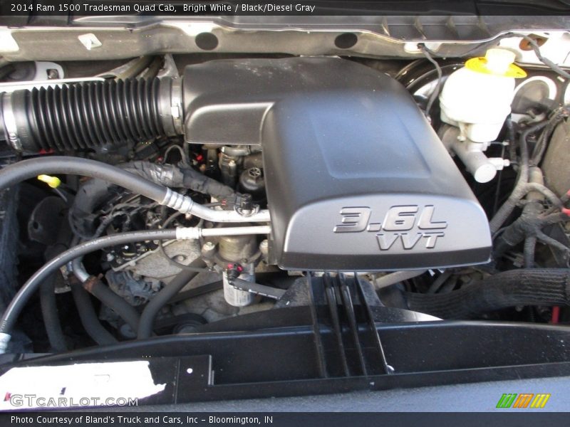Bright White / Black/Diesel Gray 2014 Ram 1500 Tradesman Quad Cab