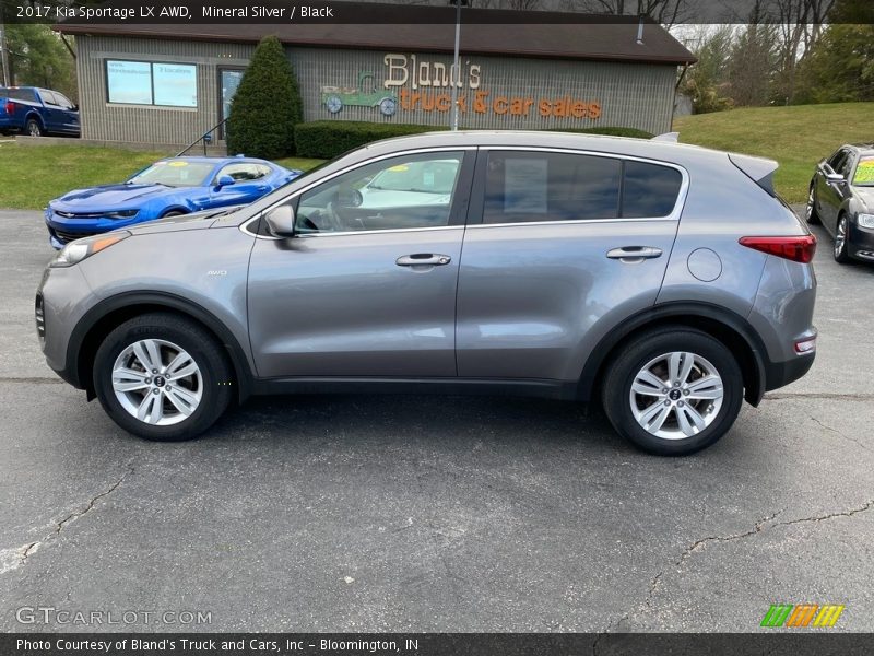 Mineral Silver / Black 2017 Kia Sportage LX AWD