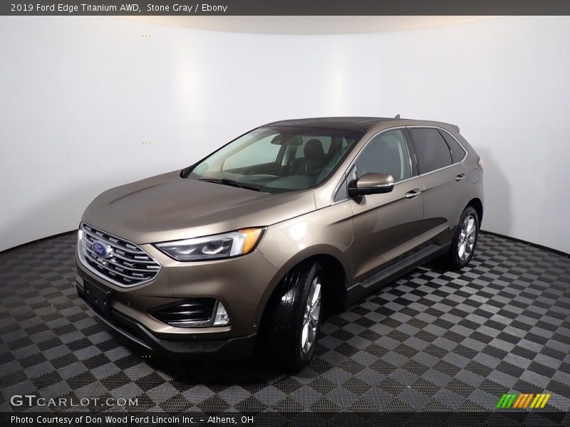 Stone Gray / Ebony 2019 Ford Edge Titanium AWD