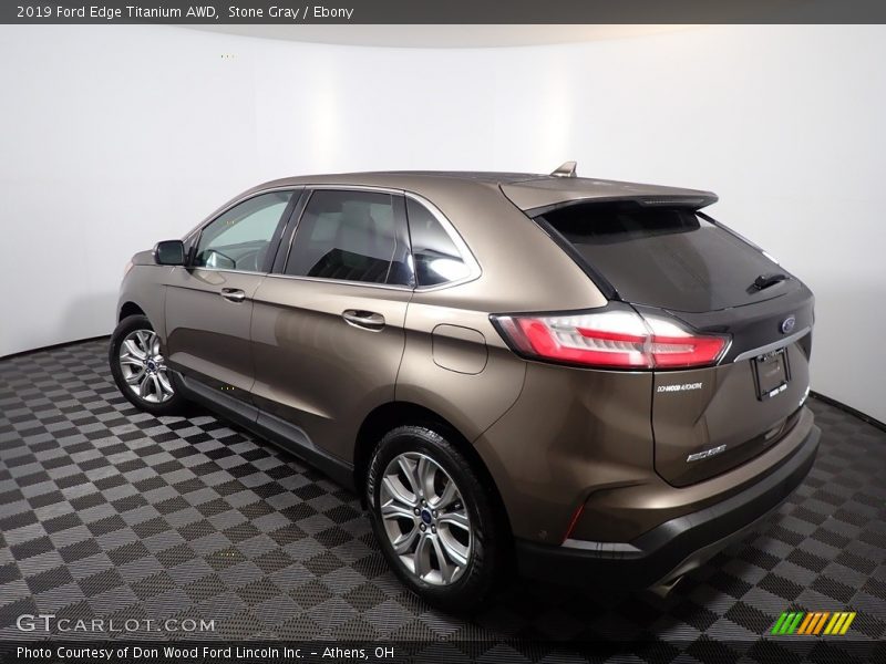 Stone Gray / Ebony 2019 Ford Edge Titanium AWD