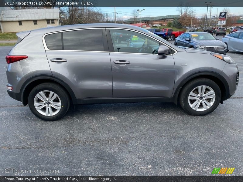 Mineral Silver / Black 2017 Kia Sportage LX AWD