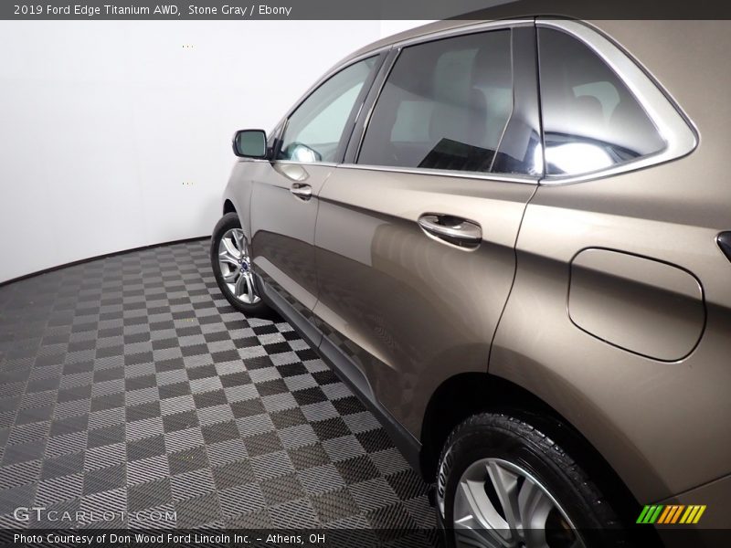 Stone Gray / Ebony 2019 Ford Edge Titanium AWD