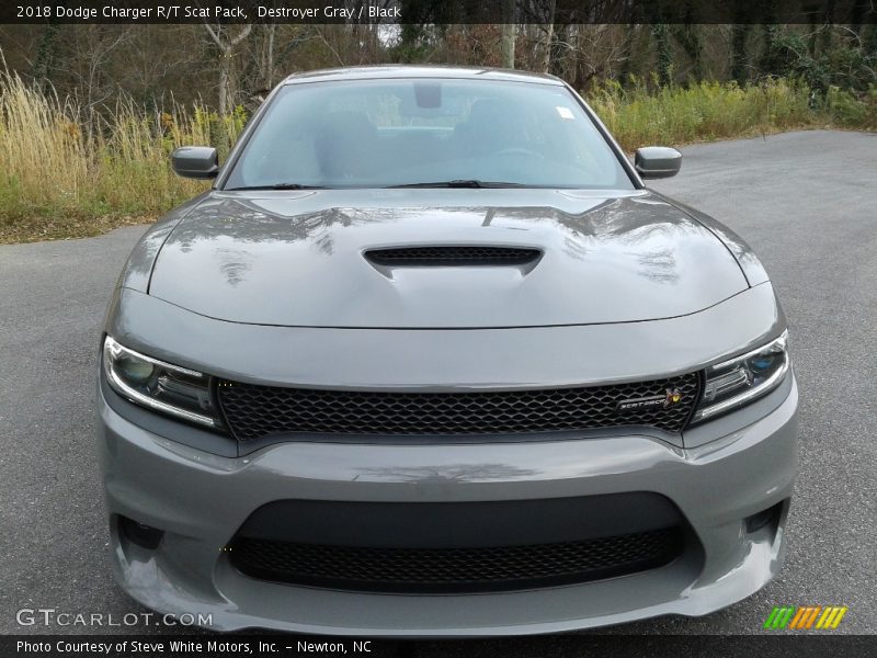 Destroyer Gray / Black 2018 Dodge Charger R/T Scat Pack