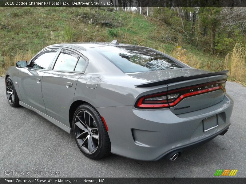 Destroyer Gray / Black 2018 Dodge Charger R/T Scat Pack