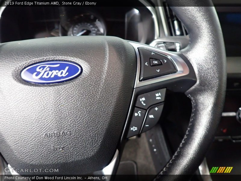 Stone Gray / Ebony 2019 Ford Edge Titanium AWD