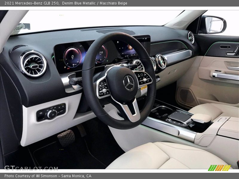 Denim Blue Metallic / Macchiato Beige 2021 Mercedes-Benz GLB 250