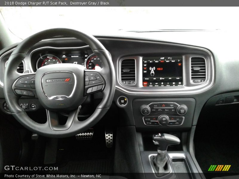 Destroyer Gray / Black 2018 Dodge Charger R/T Scat Pack