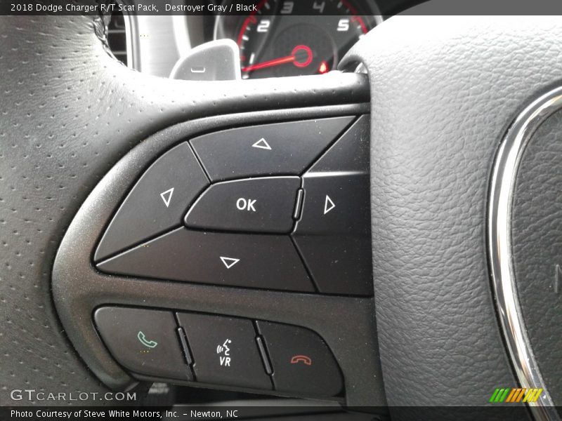 Destroyer Gray / Black 2018 Dodge Charger R/T Scat Pack
