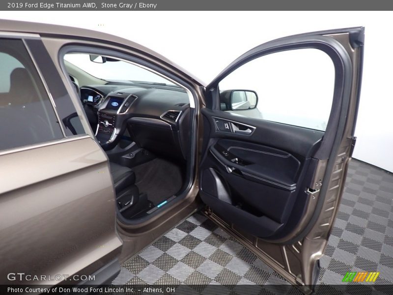 Stone Gray / Ebony 2019 Ford Edge Titanium AWD