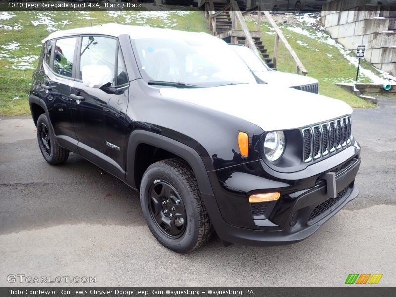 Black / Black 2020 Jeep Renegade Sport 4x4