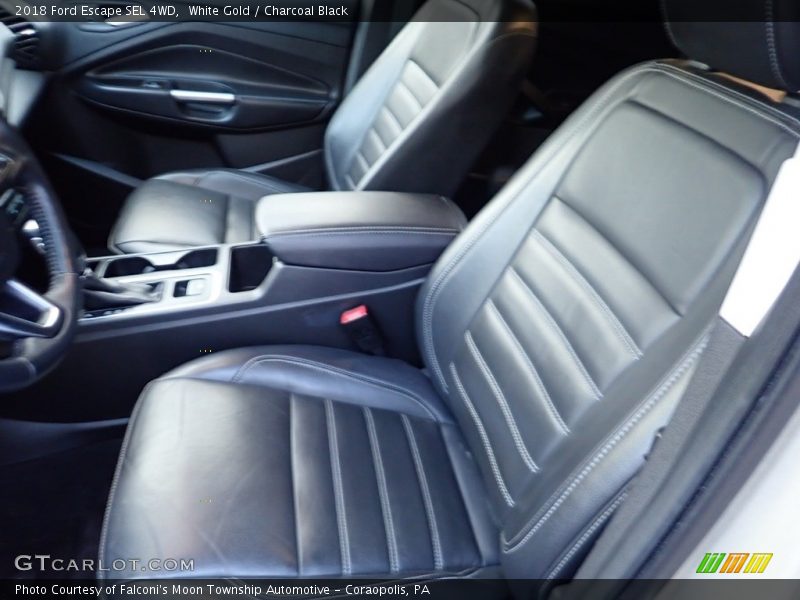 White Gold / Charcoal Black 2018 Ford Escape SEL 4WD