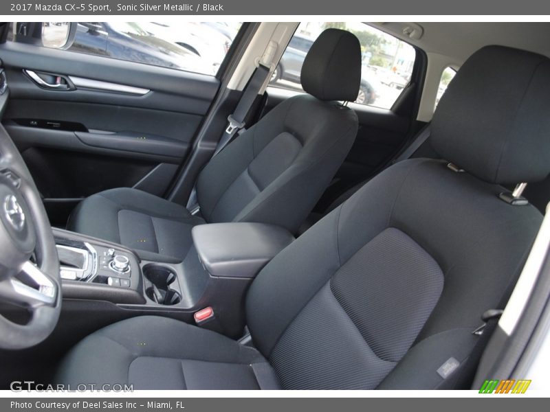 Sonic Silver Metallic / Black 2017 Mazda CX-5 Sport