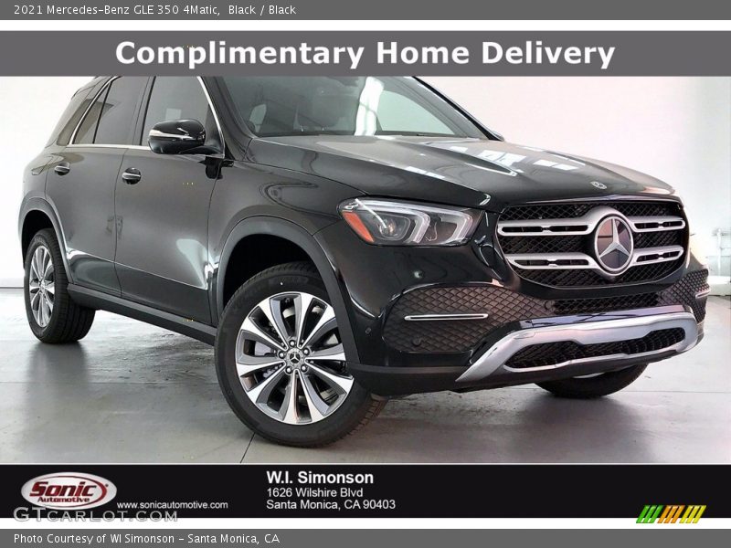 Black / Black 2021 Mercedes-Benz GLE 350 4Matic