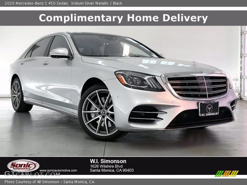 Iridium Silver Metallic / Black 2020 Mercedes-Benz S 450 Sedan