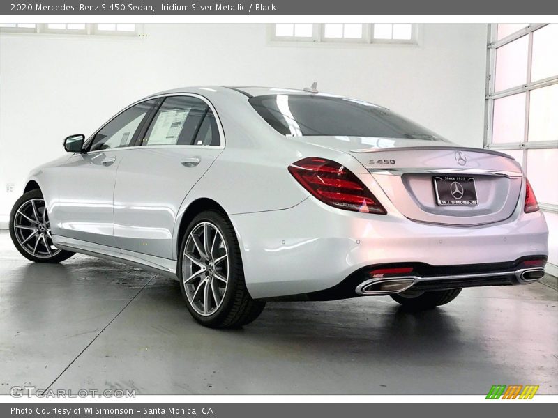 Iridium Silver Metallic / Black 2020 Mercedes-Benz S 450 Sedan