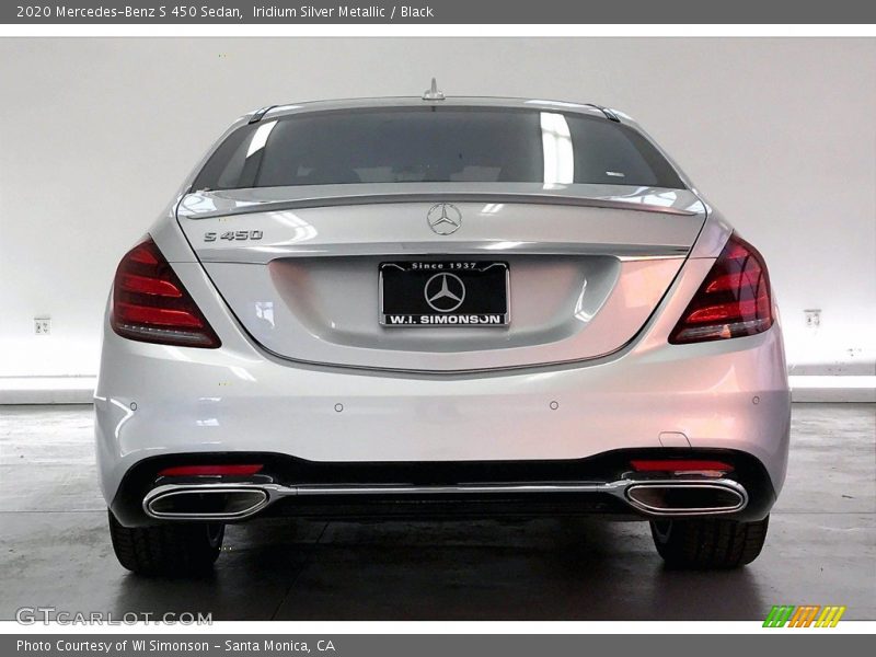 Iridium Silver Metallic / Black 2020 Mercedes-Benz S 450 Sedan