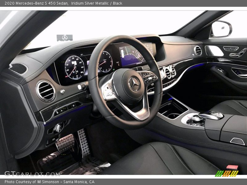 Iridium Silver Metallic / Black 2020 Mercedes-Benz S 450 Sedan
