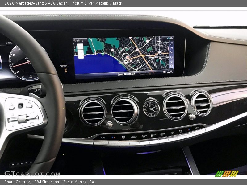Iridium Silver Metallic / Black 2020 Mercedes-Benz S 450 Sedan