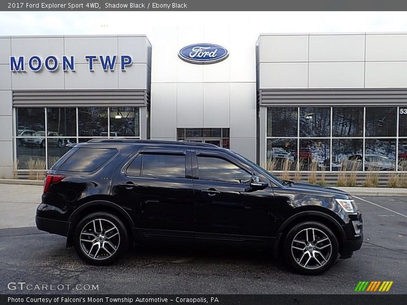 Shadow Black / Ebony Black 2017 Ford Explorer Sport 4WD