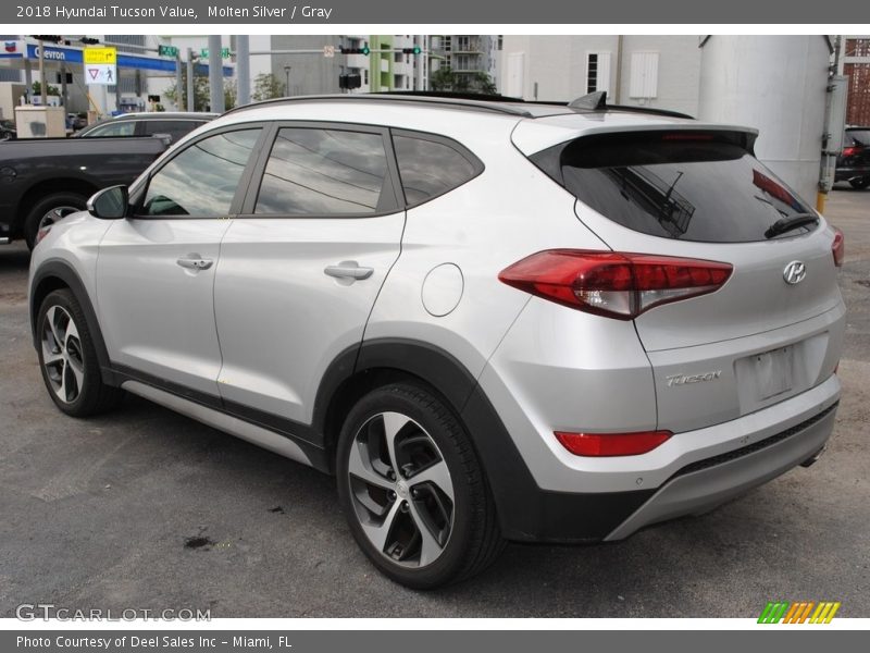 Molten Silver / Gray 2018 Hyundai Tucson Value