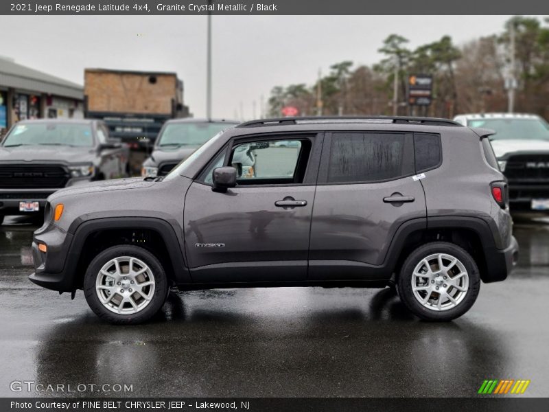 Granite Crystal Metallic / Black 2021 Jeep Renegade Latitude 4x4