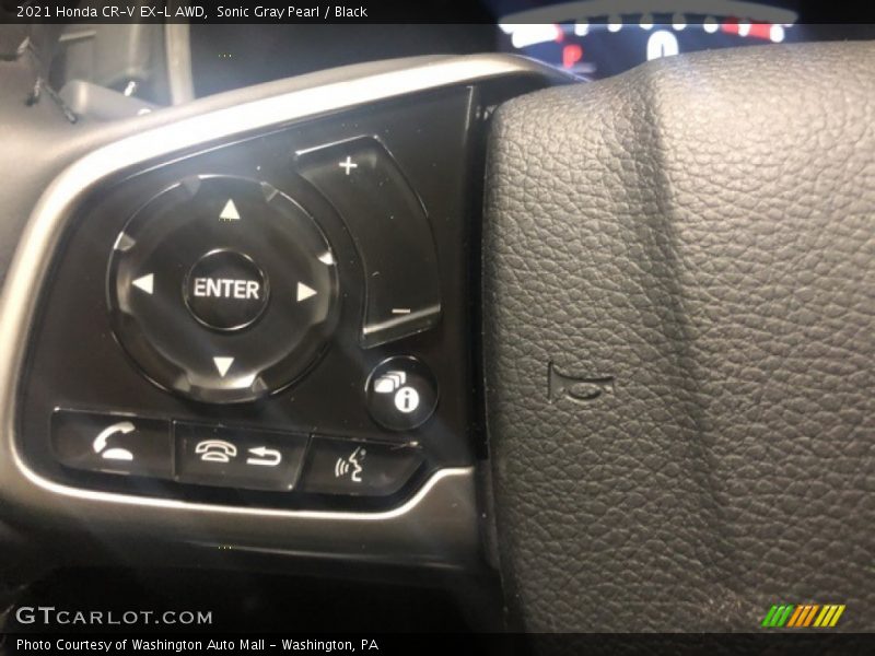 Sonic Gray Pearl / Black 2021 Honda CR-V EX-L AWD