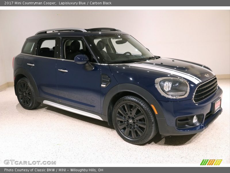 Lapisluxury Blue / Carbon Black 2017 Mini Countryman Cooper