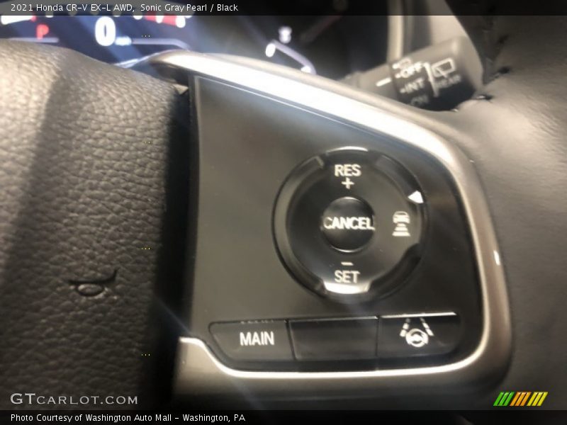 Sonic Gray Pearl / Black 2021 Honda CR-V EX-L AWD